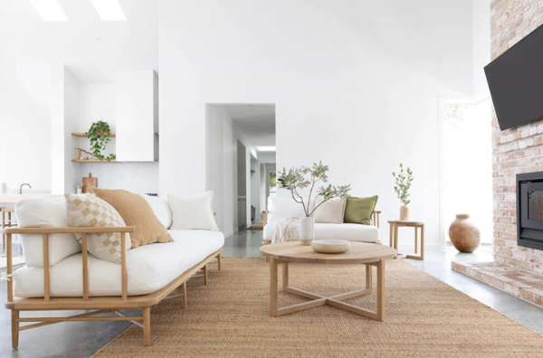 Kain dan Tekstur Alami pada Dekorasi